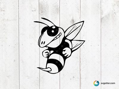 Cartoon Bee Design, Best for children, best on t-shirt, best to be applied with screen printing