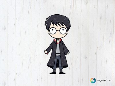 Cartoon Wizard Character, Best for fans, best on t-shirt, best to be applied with sublimation