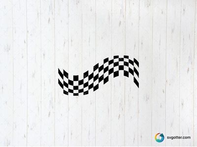 Checkered Flag Design, Best for sports fans, best on t-shirt, best to be applied with screen printing
