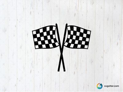 Checkered Flags, Best for sports fan, best on t-shirt, best to be applied with screen printing
