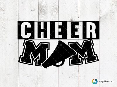 Cheer Mum Enthusiasm, Best for mom, best on t-shirt, best to be applied with heat transfer vinyl