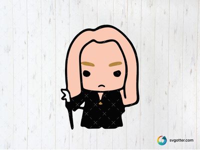 Chibi Wizard Character, Best for Harry Potter fans, best on t-shirts, best to be applied with sublimation