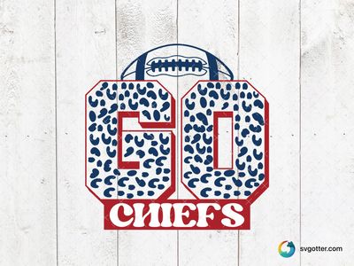 Chiefs Football Design, Best for sports fans, best on t-shirt, best to be applied with heat transfer vinyl