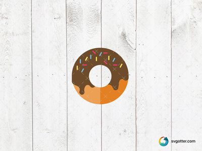 Chocolate Sprinkle Donut, Best for dessert lovers, best on t-shirt, best to be applied with sublimation