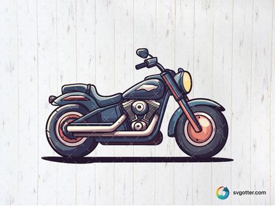 Classic Harley Davidson Motorcycle, Best for motorcycle enthusiasts, best on wall art, best to be applied with sublimation