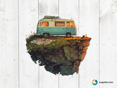 Cliffside Camping Adventure, Best for traveler, best on wall art, best to be applied with sublimation