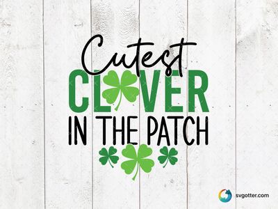 Clover St Patrick's Day Design, Best for holiday enthusiast, best on t-shirt, best to be applied with heat transfer vinyl