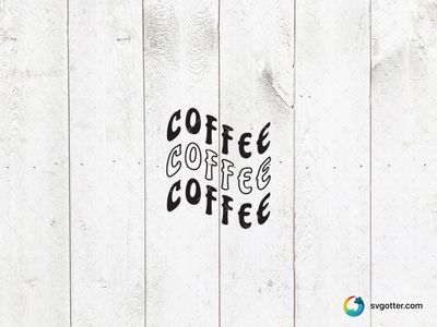Coffee Typography Design, Best for coffee lovers, best on mugs, best to be applied with sublimation