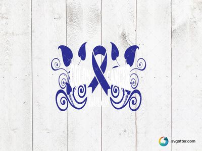Colon Cancer Awareness Design, Best for health advocates, best on t-shirt, best to be applied with screen printing