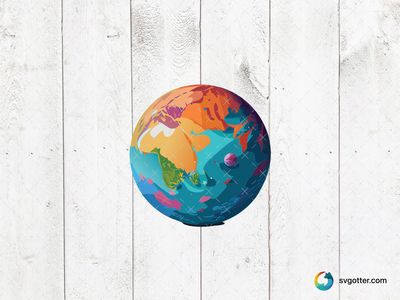 Colorful Abstract Earth, Best for artists, best on wall art, best to be applied with sublimation