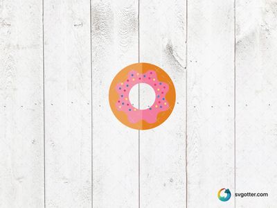 Colorful Donut Illustration, Best for food lovers, best on t-shirt, best to be applied with sublimation