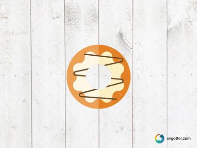 Colorful Donut Illustration, Best for food lovers, best on stickers, best to be applied with print and cut