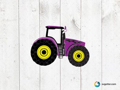 Colorful Farm Tractor, Best for farmers, best on t-shirt, best to be applied with heat transfer vinyl