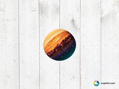 Colorful Jupiter Illustration, Best for astronomers, best on wall art, best to be applied with sublimation