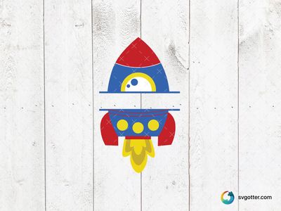 Colorful Rocket Illustration, Best for child, best on t-shirt, best to be applied with sublimation