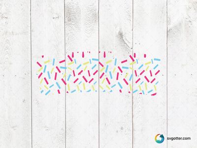 Colorful Sprinkle Pattern, Best for artists, best on mugs, best to be applied with sublimation