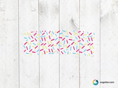 Colorful Sprinkles Pattern, Best for artists, best on mug, best to be applied with sublimation