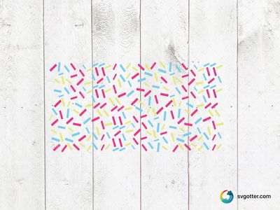 Colorful Sprinkles Pattern, Best for artists, best on mug, best to be applied with sublimation