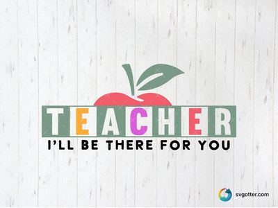 Colorful Teacher Design, Best for teachers, best on t-shirt, best to be applied with screen printing