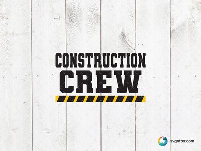 Construction Crew Design, Best for construction workers, best on t-shirt, best to be applied with screen printing