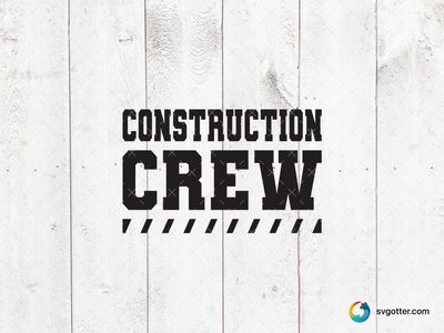 Construction Crew Design, Best for construction workers, best on t-shirt, best to be applied with screen printing