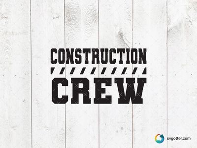 Construction Crew Design, Best for construction workers, best on t-shirt, best to be applied with screen printing