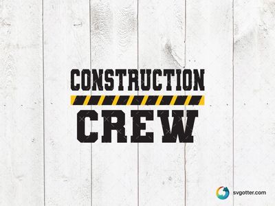 Construction Crew Design, Best for construction workers, best on t-shirt, best to be applied with screen printing