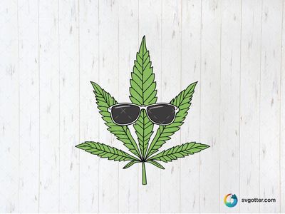 Cool Cannabis Leaf, Best for activists, best on t-shirt, best to be applied with heat transfer vinyl