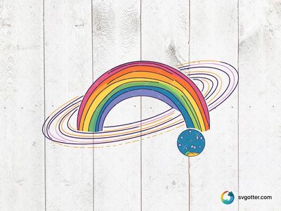 Cosmic Rainbow Orbit, Best for artist, best on wall art, best to be applied with sublimation