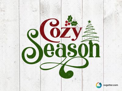 Cozy Season Christmas Design, Best for holiday enthusiast, best on sweatshirt, best to be applied with sublimation