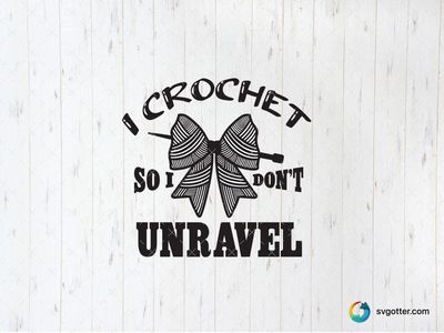 Crochet Humor Quote, Best for crafters, best on t-shirt, best to be applied with heat transfer vinyl