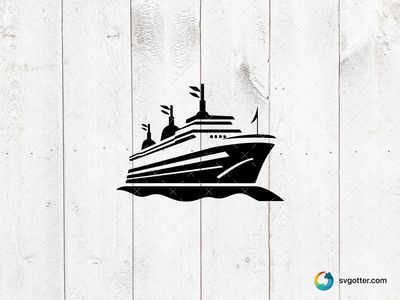 Cruise Ship Silhouette, Best for traveler, best on wall art, best to be applied with decal application