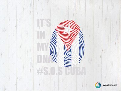 Cuban DNA Identity, Best for activists, best on t-shirt, best to be applied with screen printing