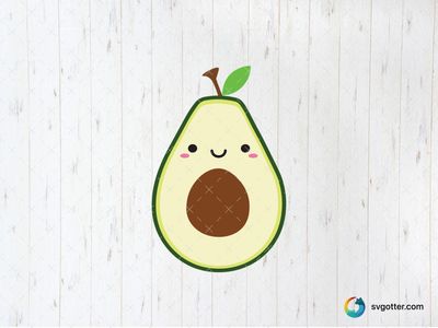 Cute Avocado Keychain, Best for fruit lovers, best on keychain, best to be applied with sublimation