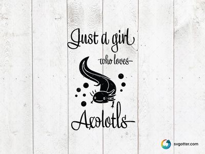 Cute Axolotl Illustration, Best for animal lovers, best on t-shirt, best to be applied with sublimation