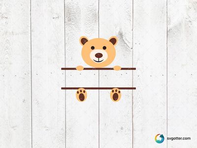 Cute Bear Illustration, Best for child, best on t-shirt, best to be applied with sublimation