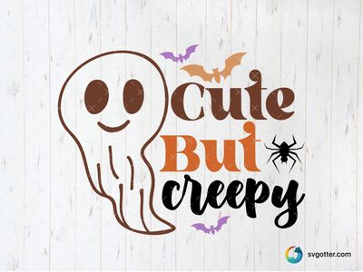 Cute But Spooky Ghost, Best for holiday enthusiast, best on t-shirt, best to be applied with screen printing
