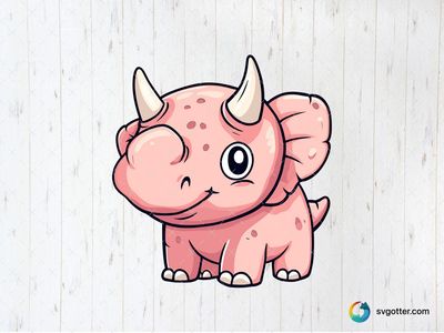 Cute Cartoon Dinosaur, Best for child, best on baby onesies, best to be applied with sublimation