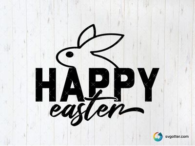 Cute Easter Bunny, Best for children, best on t-shirt, best to be applied with sublimation