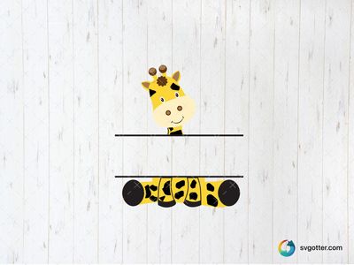 Cute Giraffe Cartoon, Best for child, best on t-shirt, best to be applied with sublimation