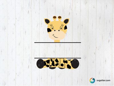 Cute Giraffe Illustration, Best for children, best on t-shirt, best to be applied with sublimation
