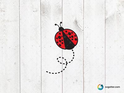 Cute Ladybug Birthday Design, Best for child, best on t-shirt, best to be applied with sublimation