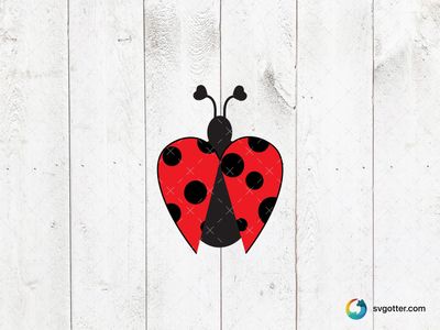 Cute Ladybug Design, Best for child, best on t-shirt, best to be applied with sublimation