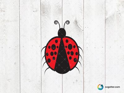 Cute Ladybug Design, Best for children, best on t-shirt, best to be applied with screen printing