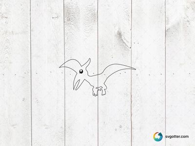 Cute Pterosaur Baby Design, Best for baby, best on baby onesies, best to be applied with sublimation