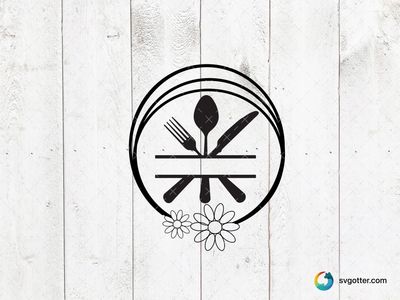 Cutlery Silhouette, Best for home decor enthusiasts, best on wall art, best to be applied with decal application