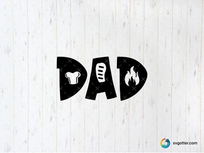 Dad Cooking Design, Best for dad, best on t-shirt, best to be applied with heat transfer vinyl