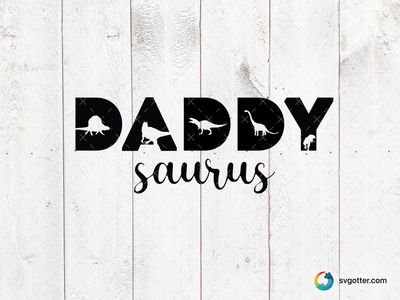 Dadasaurus Family Design, Best for dad, best on t-shirt, best to be applied with heat transfer vinyl
