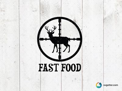 Deer in Crosshair, Best for hunters, best on t-shirt, best to be applied with screen printing