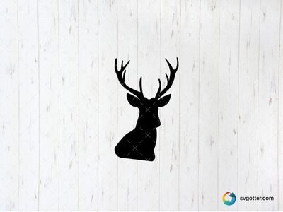 Deer Silhouette, Best for nature enthusiasts, best on wall art, best to be applied with decal application